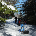 Skiing to Haskell Hut - Photo by FKWW