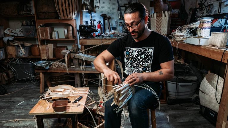 Basketmaking Demonstration with Gabriel Frey